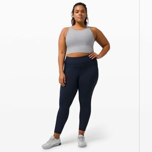 lululemon athletica Gray Crop Top